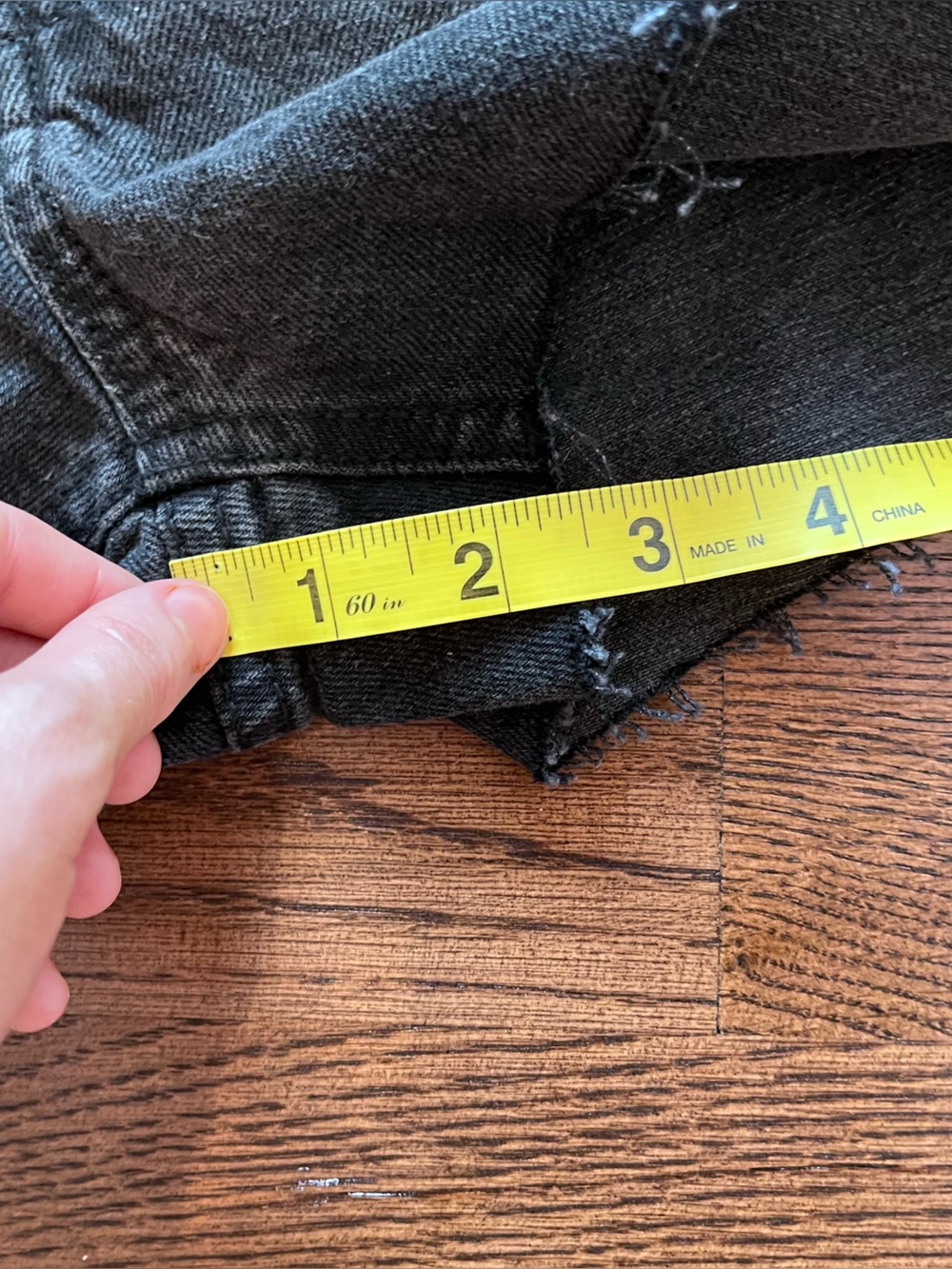 ⭐wild fable Black Raw Hem high rise jean Shorts - Picture 7 of 8